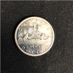 1963 CANADA SILVER DOLLAR