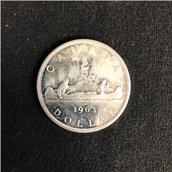 1963 CANADA SILVER DOLLAR