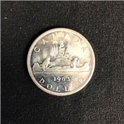 1963 CANADA SILVER DOLLAR