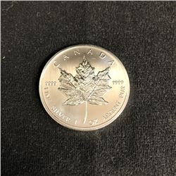 2012 CANADA 1oz .9999 Fine Silver Maple Leaf Coin