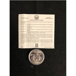 Canada 1976 Montreal Olympic $5 Dollar Silver Coin