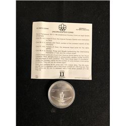 Canada 1976 Montreal Olympic $5 Dollar Silver Coin