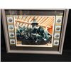 Image 1 : COLLECTIBLE FRAMED ART (90 CENT CANADIAN STAMPS...)