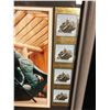 Image 2 : COLLECTIBLE FRAMED ART (90 CENT CANADIAN STAMPS...)
