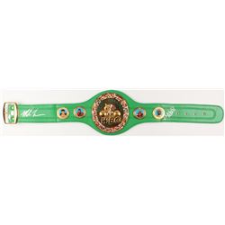 Mike Tyson & Evander Holyfield Signed WBC Replica Full-Size Belt (JSA COA & Fiterman Sport Hologram)