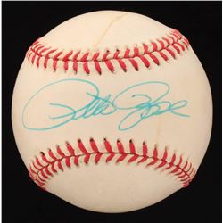 PETE ROSE SIGNED BASEBALL
