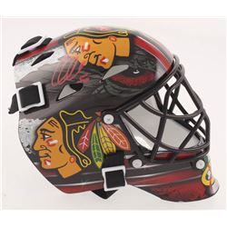 Corey Crawford Signed Chicago Blackhawks Goalie Mask (Schwartz COA)