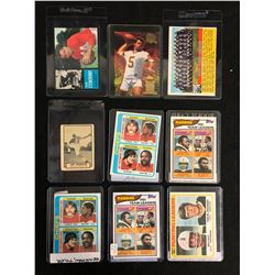 VINTAGE FOOTBALL CARD LOT (TEAM LEADERS)