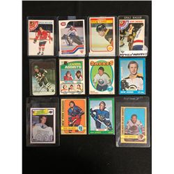 VINTAGE HOCKEY STARS CARD LOT