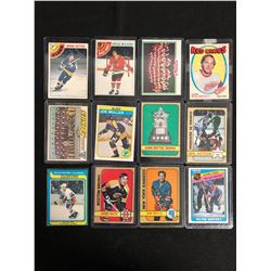 VINTAGE HOCKEY STARS CARD LOT