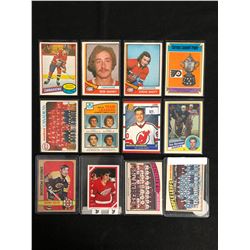 VINTAGE HOCKEY STARS CARD LOT