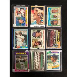 VINTAGE BASEBALL STARS CARD LOT