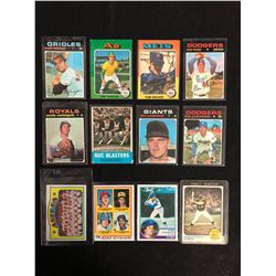 VINTAGE BASEBALL STARS CARD LOT