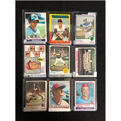 VINTAGE BASEBALL STARS CARD LOT