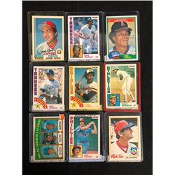 VINTAGE BASEBALL STARS CARD LOT