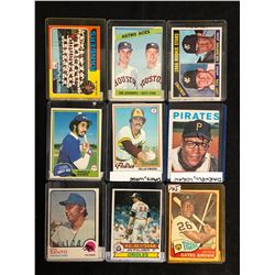 VINTAGE BASEBALL STARS CARD LOT