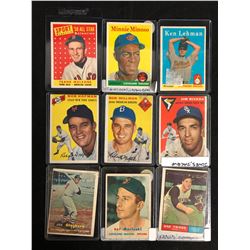 VINTAGE BASEBALL STARS CARD LOT