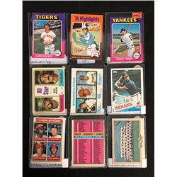 VINTAGE BASEBALL STARS CARD LOT