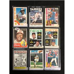 VINTAGE BASEBALL STARS CARD LOT