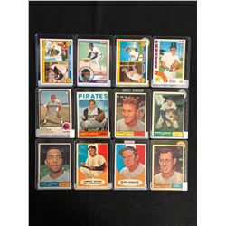 VINTAGE BASEBALL STARS CARD LOT