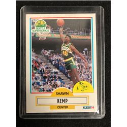 Shawn Kemp 1990 Fleer Rookie Card #178