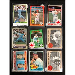 VINTAGE BASEBALL CARD LOT