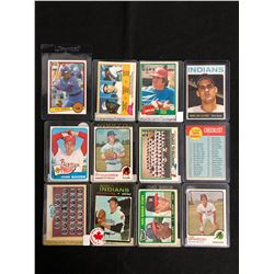 VINTAGE BASEBALL CARD LOT