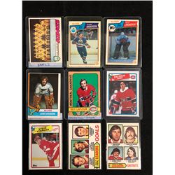 VINTAGE HOCKEY STARS CARD LOT