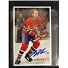 Image 1 : GUY LAFLEUR SIGNED HOCKEY CARD