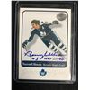 Image 1 : NORM ULLMAN SIGNED GREATS OF THE GAME HOCKEY CARD