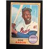 Image 1 : 1968 Topps #110 Hank Aaron