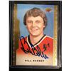 Image 1 : BILL BARBER SIGNED UPPER DECK HOCKEY CARD