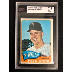 1965 O-PEE-CHEE #215 PETE WARD (7.5 NM+)