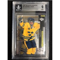 1997-98 BLACK DIAMOND #114 DANIEL SEDIN (9 MINT)