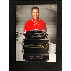 2018-19 Black Diamond Signature Placards Jonathan Drouin