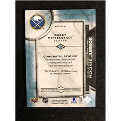 Casey Mittelstadt Black Diamond 2018-19 Rookie Team Logo Jumbos