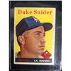 Image 1 : 1958 Topps Baseball #88 Duke Snider