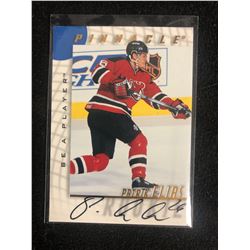 1997-98 Be A Player Patrik Elias Auto Pinnacle