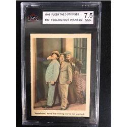 1959 FLEER #27 THE THREE STOOGES  FEELING NOT WANTED  (7.5 NM+)