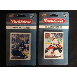 2018-19 PARKHURST HOCKEY OFFICIAL TEA\M SET CARD LOT (MAPLE LEAFS/ FLAMES)