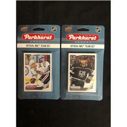 2018-19 PARKHURST HOCKEY OFFICIAL TEA\M SET CARD LOT (HAWKS/ KINGS)