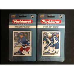 2018-19 PARKHURST HOCKEY OFFICIAL TEA\M SET CARD LOT (RANGERS/ JETS)