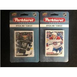 2018-19 PARKHURST HOCKEY OFFICIAL TEA\M SET CARD LOT (KINGS/ HABS)