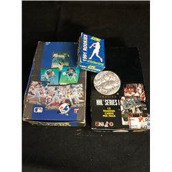 MIXED SPORTS HOBBY BOX LOT