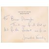 Image 1 : Jacqueline Kennedy Autograph Note Signed
