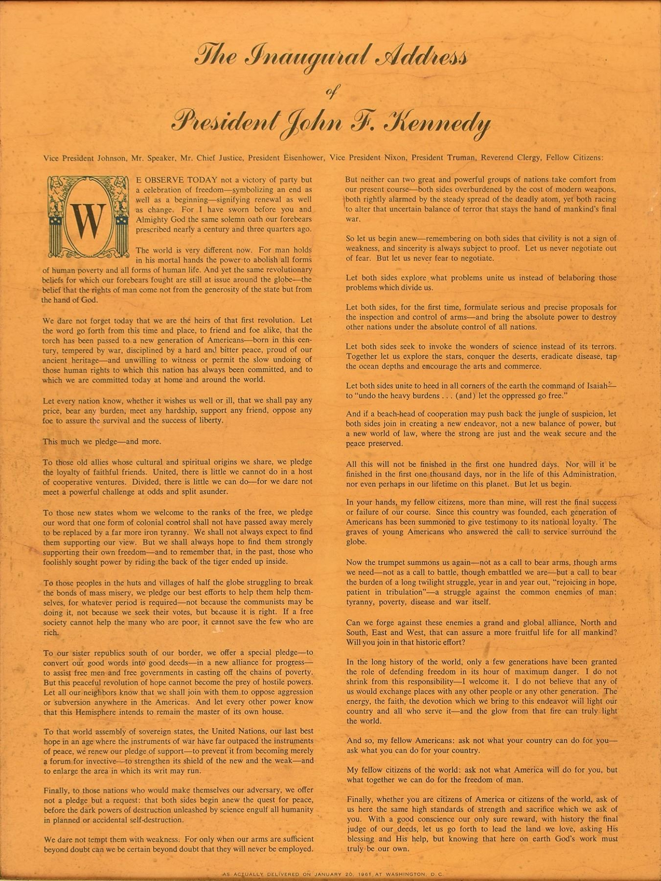 John F Kennedy Democratic Donor Gifts John F Kennedy Democratic Donor Gifts