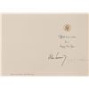 Image 2 : John and Jacqueline Kennedy Signed 1963 Christmas Card