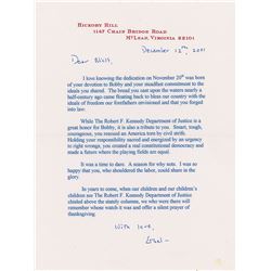 Ethel Kennedy Typed Letter Signed