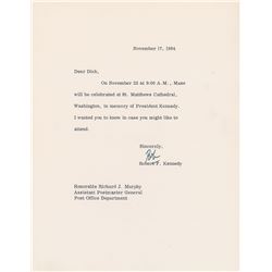 Robert F. Kennedy Typed Letter Signed