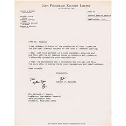 Robert F. Kennedy Typed Letter Signed